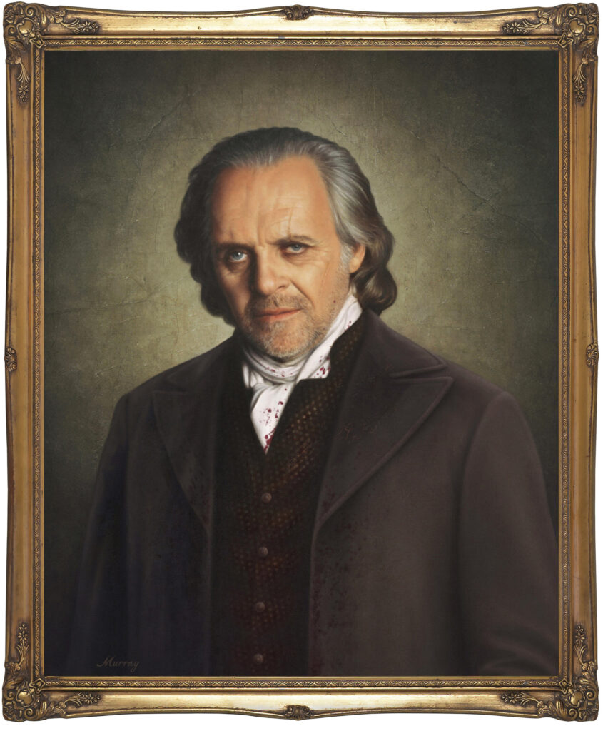 The Blood Specialist - a portrait of Van Helsing from Bram Stoker's Dracula, as portrayed by Anthony Hopkins in the Francis Ford Coppola film. 